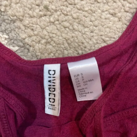 H&M Burgundy Romper - Picture 2 of 2